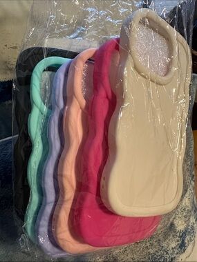 Silicone Phone Sleeve Pack - Assorted Pastel & Neutral Colors for iPhone 14 Pro